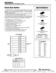 MC74VHC541M datasheet pdf ON Semiconductor