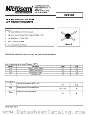 MRF951 datasheet pdf Microsemi