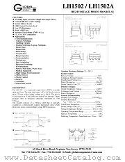 LH1502A datasheet pdf Global Components & Controls
