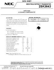 2SK3643-ZK datasheet pdf NEC