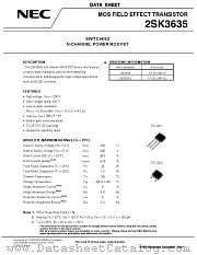 2SK3635 datasheet pdf NEC
