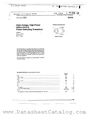 BUX45 datasheet pdf General Electric Solid State