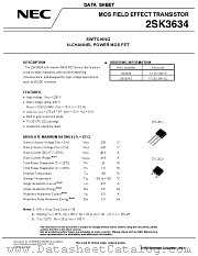 2SK3634-Z datasheet pdf NEC
