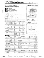 2DI75M-050 datasheet pdf Fuji Electric