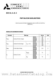 BDX64A datasheet pdf Comset Semiconductors