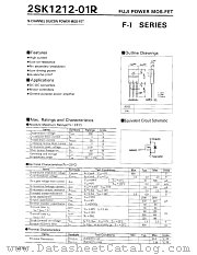 2SK1212-01R datasheet pdf Fuji Electric