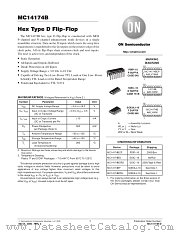 MC14174BFEL datasheet pdf ON Semiconductor