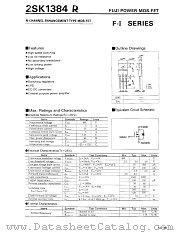 2SK1384R datasheet pdf Fuji Electric