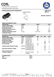 CMBT9013 datasheet pdf Continental Device India Limited