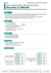 MM1099AF datasheet pdf Mitsumi Electric
