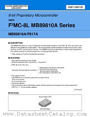 MB89817A datasheet pdf Fujitsu Microelectronics