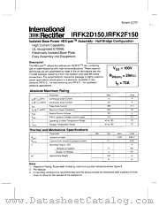 IRFK2K150 datasheet pdf International Rectifier