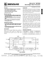 GS7000-CTT datasheet pdf Gennum Corporation