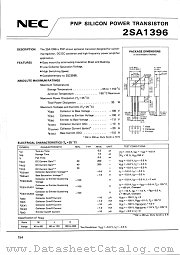 2SA1396 datasheet pdf NEC