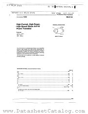 BUX11A datasheet pdf General Electric Solid State