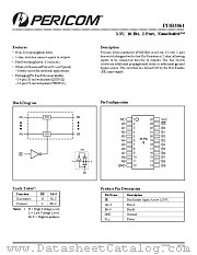 PI3B3861 datasheet pdf Pericom Technology