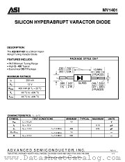 MV1401 datasheet pdf Advanced Semiconductor
