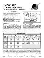 TOP222P datasheet pdf Power Integrations Inc