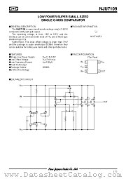 NJU7109F3 datasheet pdf New Japan Radio