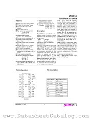U6264A datasheet pdf ZMD