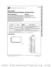 54F322DM datasheet pdf National Semiconductor