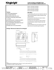 PDA54-11EWA datasheet pdf Kingbright Electronic