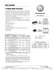 MC14553BDW datasheet pdf ON Semiconductor