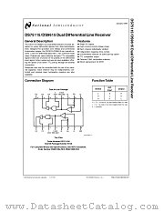 DS55115J datasheet pdf National Semiconductor