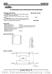 NJM2703RB2 datasheet pdf New Japan Radio