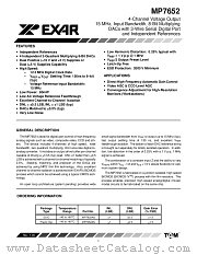 MP7652AN datasheet pdf Exar