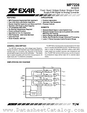 MP7226 datasheet pdf Exar