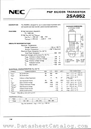 2SA952 datasheet pdf NEC