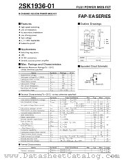 2SK1936-01 datasheet pdf Fuji Electric