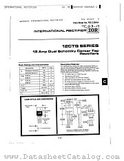 12CTQ030 datasheet pdf International Rectifier