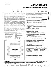 MAX2106UCM datasheet pdf MAXIM - Dallas Semiconductor