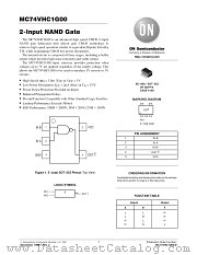 MC74VHC1G00DFT1 datasheet pdf ON Semiconductor
