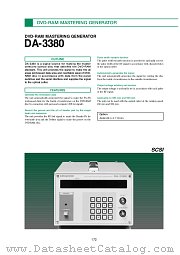 DA-3380 datasheet pdf etc