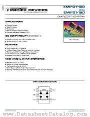 EMIF01-100 datasheet pdf Protek Devices