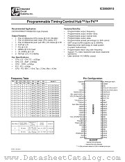 ICS950910 datasheet pdf Integrated Circuit Systems