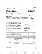 IRHMS57264SE datasheet pdf International Rectifier