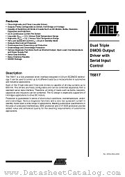 T6817-TKS datasheet pdf Atmel