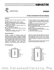 NT6828K datasheet pdf Novatek