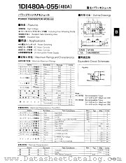 1DI480A-055 datasheet pdf Fuji Electric
