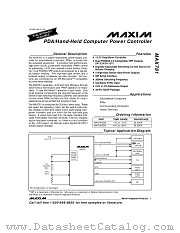MAX781CBX datasheet pdf MAXIM - Dallas Semiconductor
