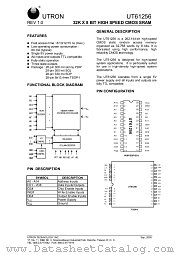 UT61256JC-12 datasheet pdf UTRON Technology
