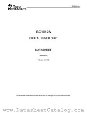 GC1012A-CQ datasheet pdf Texas Instruments