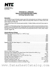 NTE5401 datasheet pdf NTE Electronics