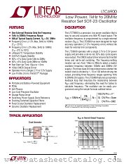 LTC6900IS5 datasheet pdf Linear Technology