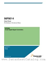 MC56F8014 datasheet pdf Freescale (Motorola)