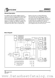 DM9081F datasheet pdf Davicom Semiconductor